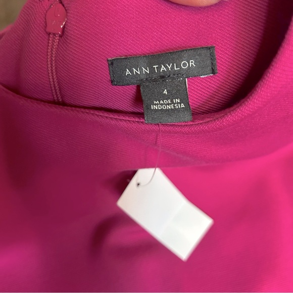 Ann Taylor Fuchsia Sleeveless Sheath Dress - Picture 7 of 13